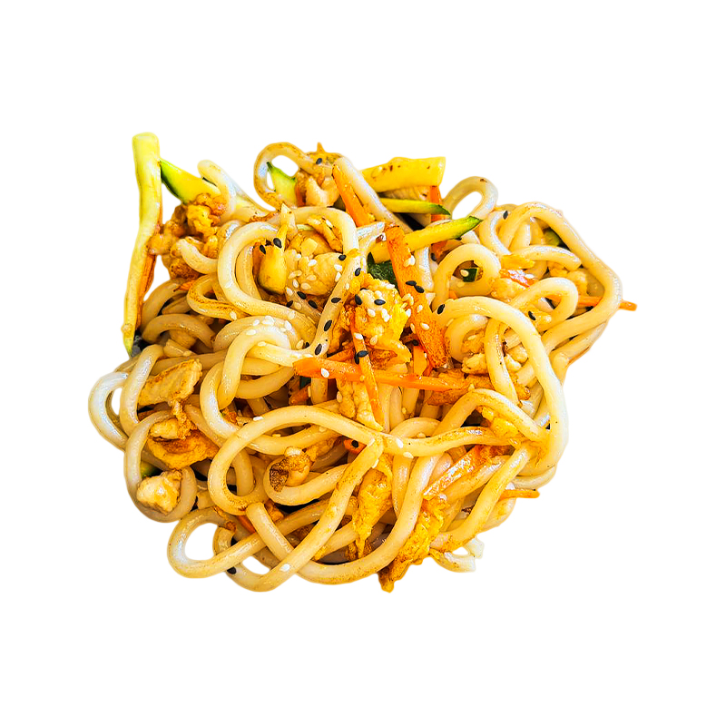 F63. Udon con Verdure e Pollo