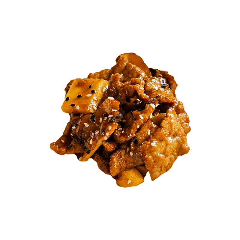 F65. Manzo con Funghi e Bambù